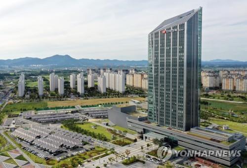 전남 나주혁신도시 한전 사옥. 연합뉴스