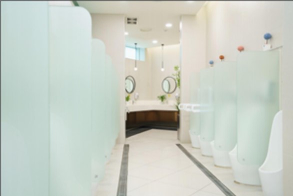 국무총리상인 금상을 받은 안산휴게소 화장실 내부 모습. 행안부 제공